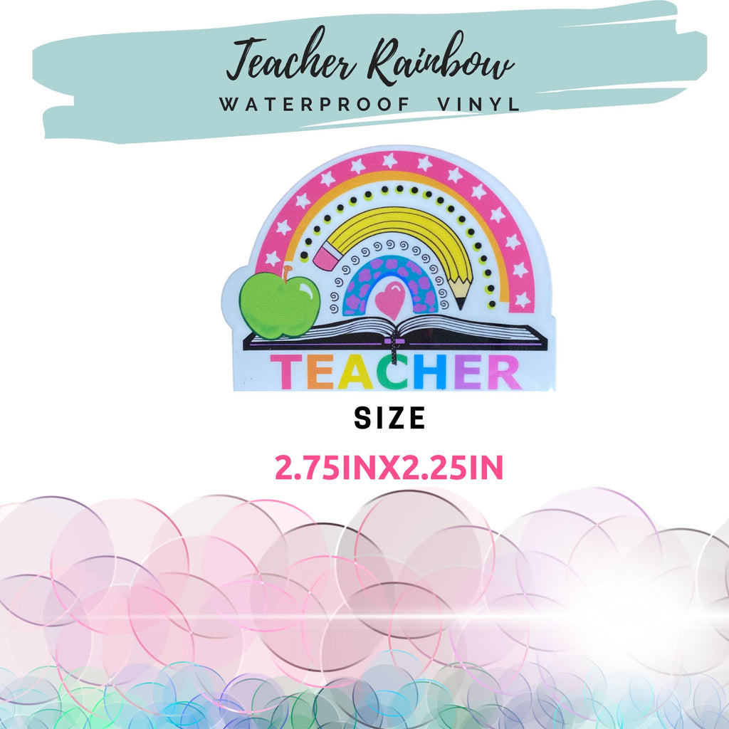 Teacher Rainbow size information